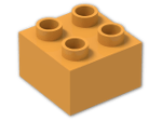 LEGO® Stein: Duplo Brick 2 x 2 3437 | Farbe: Bright Yellowish Orange