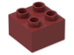 LEGO® Brick: Duplo Brick 2 x 2 3437 | Color: New Dark Red