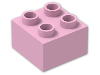 LEGO® Stein: Duplo Brick 2 x 2 3437 | Farbe: Light Purple