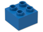 LEGO® Brick: Duplo Brick 2 x 2 3437 | Color: Bright Blue