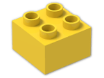 LEGO® Stein: Duplo Brick 2 x 2 3437 | Farbe: Bright Yellow