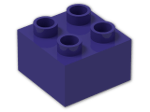 LEGO® Stein: Duplo Brick 2 x 2 3437 | Farbe: Medium Lilac