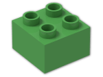 LEGO® Brick: Duplo Brick 2 x 2 3437 | Color: Bright Green