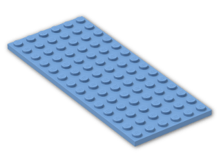 LEGO® Stein: Plate 6 x 14 3456 | Farbe: Medium Blue