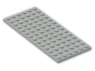 LEGO® Stein: Plate 6 x 14 3456 | Farbe: Grey