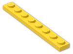 LEGO® Stein: Plate 1 x 8 3460 | Farbe: Bright Yellow