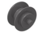 LEGO® Stein: Wheel Centre with Stub Axles 3464 | Farbe: Dark Stone Grey