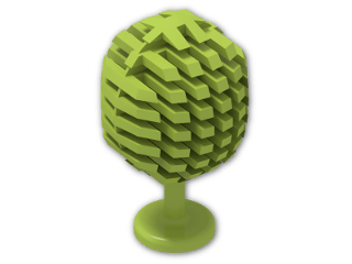 LEGO® Stein: Plant Tree Oval 4 x 4 x 6 3470 | Farbe: Bright Yellowish Green