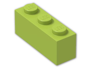 LEGO® Stein: Brick 1 x 3 3622 | Farbe: Bright Yellowish Green