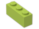 LEGO® Stein: Brick 1 x 3 3622 | Farbe: Bright Yellowish Green