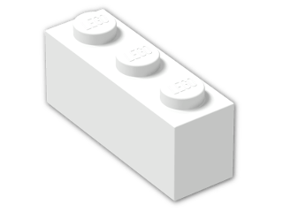 LEGO® Stein: Brick 1 x 3 3622 | Farbe: White