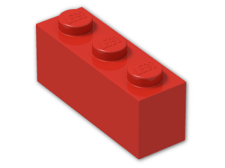 LEGO® Stein: Brick 1 x 3 3622 | Farbe: Bright Red