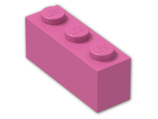 LEGO® Brick: Brick 1 x 3 3622 | Color: Bright Purple