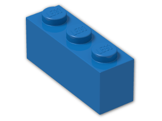 LEGO® Stein: Brick 1 x 3 3622 | Farbe: Bright Blue