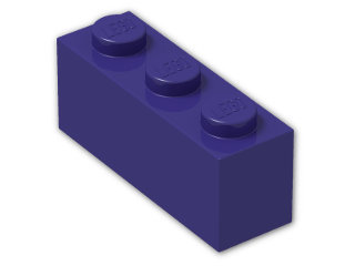 LEGO® Brick: Brick 1 x 3 3622 | Color: Medium Lilac