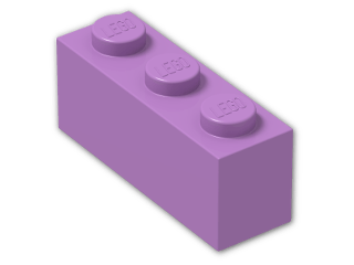 LEGO® Stein: Brick 1 x 3 3622 | Farbe: Medium Lavender