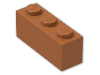 LEGO® Brick: Brick 1 x 3 3622 | Color: Dark Orange