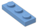 LEGO® Stein: Plate 1 x 3 3623 | Farbe: Medium Blue