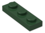 LEGO® Stein: Plate 1 x 3 3623 | Farbe: Earth Green