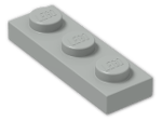 LEGO® Brick: Plate 1 x 3 3623 | Color: Grey