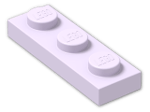 LEGO® Brick: Plate 1 x 3 3623 | Color: Lavender