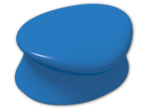 LEGO® Stein: Minifig Police Hat 3624 | Farbe: Bright Blue