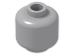 LEGO® Brick: Minifig Head with Hollow Stud 3626b | Color: Medium Stone Grey