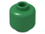 LEGO® Stein: Minifig Head with Hollow Stud 3626b | Farbe: Dark Green