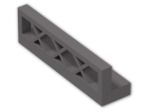 LEGO® Brick: Fence Lattice 1 x 4 x 1 3633 | Color: Dark Stone Grey
