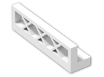 LEGO® Brick: Fence Lattice 1 x 4 x 1 3633 | Color: White