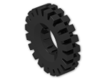 LEGO® Stein: Tyre 10/130 x 17 Offset Tread 3634 | Farbe: Black
