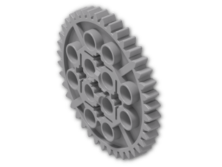 LEGO® Brick: Technic Gear 40 Tooth 3649 | Color: Medium Stone Grey