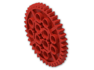 LEGO® Stein: Technic Gear 40 Tooth 3649 | Farbe: Bright Red