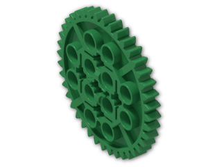 LEGO® Brick: Technic Gear 40 Tooth 3649 | Color: Dark Green
