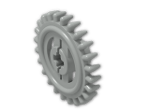LEGO® Brick: Technic Gear 24 Tooth Crown Type 2 3650b | Color: Grey