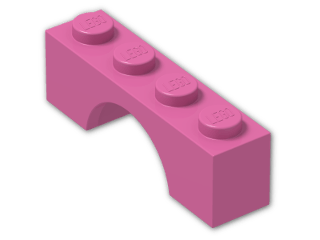 LEGO® Brick: Arch 1 x 4 3659 | Color: Bright Purple