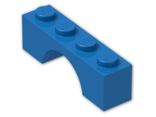 LEGO® Brick: Arch 1 x 4 3659 | Color: Bright Blue