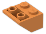 LEGO® Brick: Slope Brick 45 2 x 2 Inverted 3660 | Color: Bright Orange