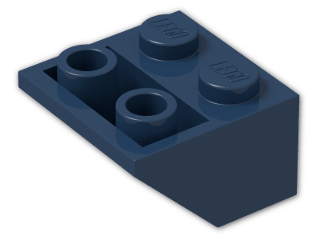 LEGO® Brick: Slope Brick 45 2 x 2 Inverted 3660 | Color: Earth Blue