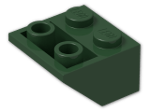 LEGO® Brick: Slope Brick 45 2 x 2 Inverted 3660 | Color: Earth Green