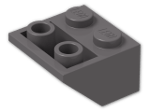 LEGO® Brick: Slope Brick 45 2 x 2 Inverted 3660 | Color: Dark Stone Grey