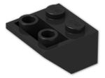LEGO® Brick: Slope Brick 45 2 x 2 Inverted 3660 | Color: Black