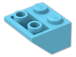 LEGO® Brick: Slope Brick 45 2 x 2 Inverted 3660 | Color: Medium Azur