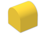LEGO® Brick: Duplo Brick 2 x 2 x 2 with Curved Top (Needs Work) 3664 | Color: Bright Yellow
