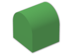 LEGO® Brick: Duplo Brick 2 x 2 x 2 with Curved Top (Needs Work) 3664 | Color: Bright Green