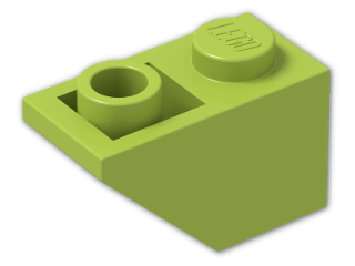 LEGO® Stein: Slope Brick 45 2 x 1 Inverted 3665 | Farbe: Bright Yellowish Green