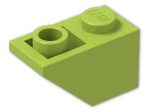 LEGO® Brick: Slope Brick 45 2 x 1 Inverted 3665 | Color: Bright Yellowish Green