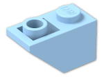 LEGO® Brick: Slope Brick 45 2 x 1 Inverted 3665 | Color: Pastel Blue