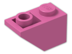LEGO® Brick: Slope Brick 45 2 x 1 Inverted 3665 | Color: Bright Purple