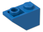 LEGO® Brick: Slope Brick 45 2 x 1 Inverted 3665 | Color: Bright Blue